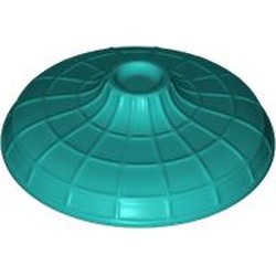 LEGO part 26007 Hat Conical Asian with Raised Center in Bright Bluish Green/ Dark Turquoise