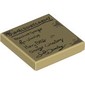 Tile 2 x 2 with Groove with Parchment, 'DUMBLEDORES ARMY', Names print