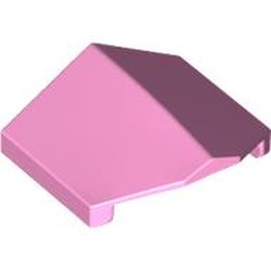 LEGO part 1762 Slope 33° 2 x 2 Double / Inverted in Light Purple/ Bright Pink