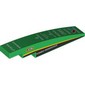 Slope Curved 1 x 6 with Black Sides, Yellow Stripes, White Sponsors print