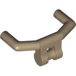 LEGO part 98397 Handlebars with Angular Handles in Sand Yellow/ Dark Tan