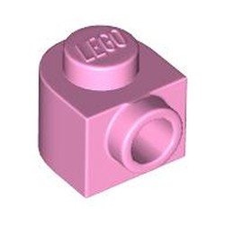 LEGO part 3386 Plate 1 x 1 x 2/3 Half Round with Side Stud in Light Purple/ Bright Pink