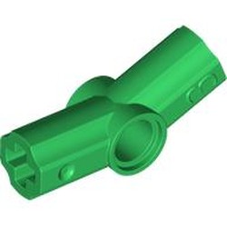 LEGO part 32016 Technic Axle and Pin Connector Angled #3 - 157.5° in Dark Green/ Green