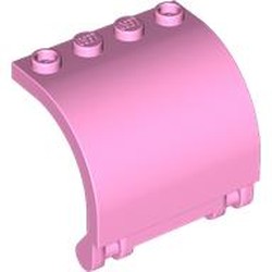 LEGO part 18910 Hinge Panel 3 x 4 x 3 Curved in Light Purple/ Bright Pink