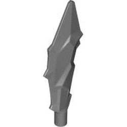 LEGO part 79985 Weapon Sword Crystalized in Dark Stone Grey / Dark Bluish Gray