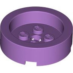 LEGO part 68325 Brick Round 4 x 4 with Recessed Center in Medium Lavender