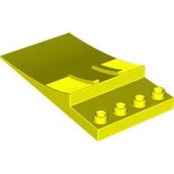 LEGO part 6563147 Duplo Ramp Bottom in Vibrant Yellow