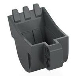 LEGO part 7666 Technic Digger Bucket / Shovel 3 x 5 x 4 in Dark Stone Grey / Dark Bluish Gray