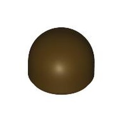LEGO part 6908 Dome 1 x 1 x 2/3 in Dark Brown