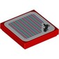 Tile 2 x 2 with Kart, Barcode print (Sticker)