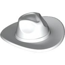 LEGO part 13565 Hat Very Wide Brim, Outback Style [Fedora] in White