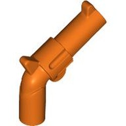 LEGO part 30132 Weapon Gun / Pistol / Revolver Large Barrel, Long Grip in Reddish Orange