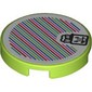Tile Round 2 x 2 with Prince Florian, Barcode print (Sticker)
