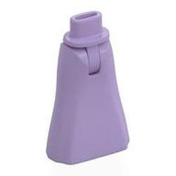 LEGO part 36187c01 Minidoll Hips and Full Length Skirt [Thin Hinge] [Plain] in Lavender