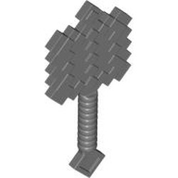 LEGO part 7710 Tool Mace Blocky, Double in Dark Stone Grey / Dark Bluish Gray