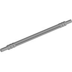 LEGO part 32199 Axle Hose, Soft 11L in Medium Stone Grey/ Light Bluish Gray