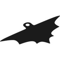 LEGO part 114571 Neckwear Cape, Scalloped 7 Points, Wide, Red Back in Black