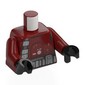 Torso, Galactic Marines Armor, Light Bluish Grey Utility Belts print, Dark Red Arms, Black Hands