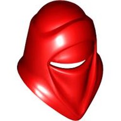 LEGO part 30561 Helmet / Mask Royal Guard in Bright Red/ Red
