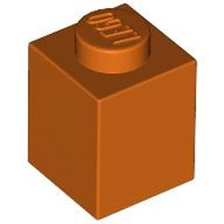 LEGO part 3005 Brick 1 x 1 in Reddish Orange