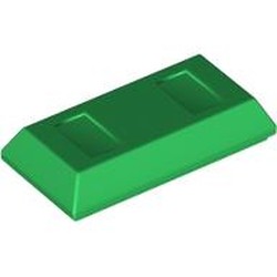 LEGO part 99563 GOLD INGOT in Dark Green/ Green