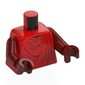 Torso Imperial Royal Guard Robe, Back Printing Print, Dark Red Arms and Hands