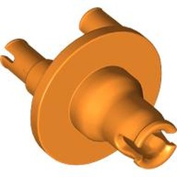 LEGO part 92909 Technic Steering Hub for Portal Axle in Bright Orange/ Orange