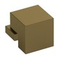 Minifig Head Special, Cube with Rear Ledge [Plain]