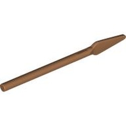 LEGO part 93789 Weapon Pike / Spear Flat End in Medium Nougat