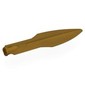 Large Figure Weapon Broad Sword, Axle Hole