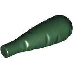 LEGO part 33172 Plant, Carrot in Earth Green/ Dark Green