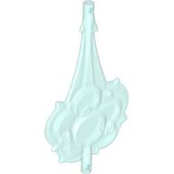 LEGO part 6958 Cloud / Dust with 4 x 8 with Bars in Transparent Light Blue/ Trans-Light Blue