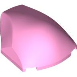 LEGO part 85834 Slope Curved 4 x 5 x 1 2/3 in Light Purple/ Bright Pink