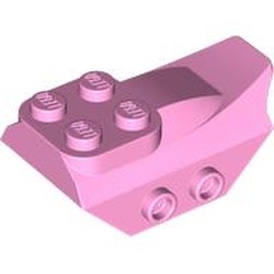 LEGO part 79897 Brick Special 2 x 5 with Slope, Studs on Side in Light Purple/ Bright Pink