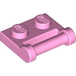 LEGO part 48336 Plate Special 1 x 2 [Side Handle Closed Ends] in Light Purple/ Bright Pink