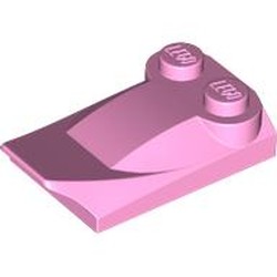 LEGO part 47456 Wedge Curved 2 x 3 x 2/3 Two Studs, Wing End in Light Purple/ Bright Pink