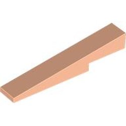 LEGO part 4569 Slope 1 x 6 x 1 with 1 x 2 x 1/3 Cutout in Light Nougat