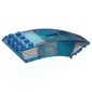 Windscreen 10 x 6 x 2 Curved with Light Bluish Grey/Dark Bluish Grey Cockpit print