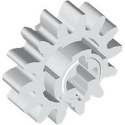 LEGO part 7785 Technic Gear 14 Tooth in White