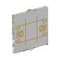 Glass for Window 1 x 2 x 2 Flat with Gold Window Lines print