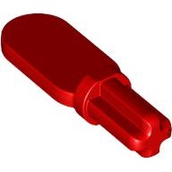 LEGO part 7791 Technic Axle with Oval Panel in Bright Red/ Red
