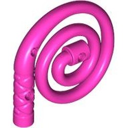 LEGO part 61975 Equipment Whip [Coiled] in Bright Purple/ Dark Pink