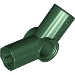 LEGO part 32192 Technic Axle and Pin Connector Angled #4 - 135° in Earth Green/ Dark Green