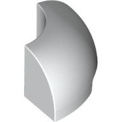LEGO part 5924 Brick Round Corner 2 x 2 x 1 in White