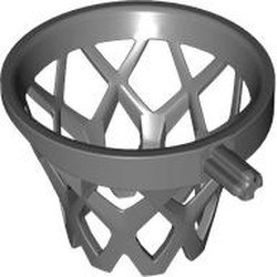 LEGO part 11641 Sports Basketball Net with Axle in Dark Stone Grey / Dark Bluish Gray