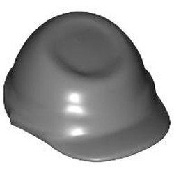 LEGO part 16497 Hat / Cap Imperial Officer [Plain] in Dark Stone Grey / Dark Bluish Gray