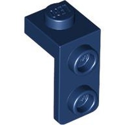 LEGO part 79389 Bracket 1 x 1 - 1 x 2 in Earth Blue/ Dark Blue