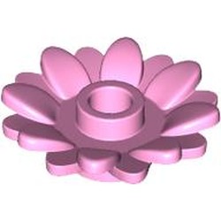 LEGO part 6901 Plant, Sunflower 2 x 2 with 16 Petals in Light Purple/ Bright Pink