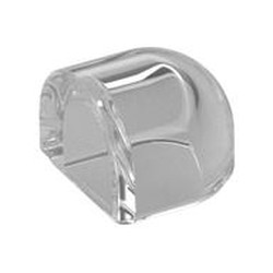 LEGO part 7818 Brick Curved 1 x 1 x 2/3 Curved Top, Corner in Transparent/ Trans-Clear