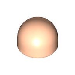 LEGO part 6908 Dome 1 x 1 x 2/3 in Light Nougat